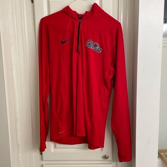 Other - Ole Miss Nike quarterzip light weight pullover